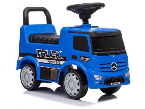 JEŹDZIK MERCEDES ANTOS 656 NIEBIESKI DŹWIĘK KLAKSON REFLEKTORY ŚWIATŁA