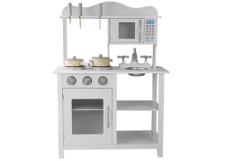 KUCHNIA DREWNIANA BELLA DLA DZIECKA AKCESORIA BIAŁA