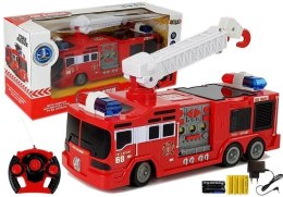WÓZ STRAŻACKI ZDALNIE STEROWANY Z DRABINĄ R/C 28CM