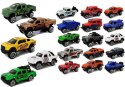 ZESTAW AUTA TERENOWE JEEP RESORAKI RÓŻNE KOLORY 20 SZTUK