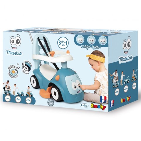 SMOBY Jeździk Maestro 4w1 Niebieski