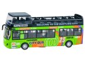 Metalowy AUTOBUS piętrus otwierane drzwi ZA2094 ZI