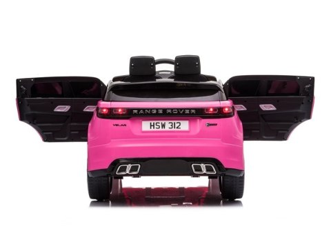 AUTO NA AKUMULATOR RANGE ROvER RÓŻOWY LAKIER