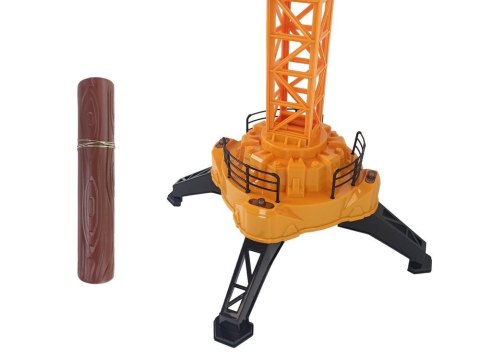 DŹWIG KONSTRUKCYJNY ŻURAW 1:14 R/C 2,4 GHZ BUDOWA 100 CM