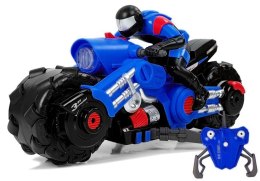 MOTOR DRIFT ZDALNIE STEROWANY NIEBIESKI NA BATERIE 1:10 2,4 GHZ