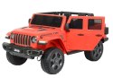 SAMOCHÓD NA AKUMULATOR JEEP RUBICON 6768R CZERWONY