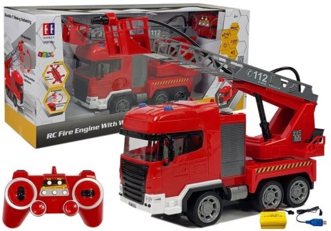 STRAŻ POŻARNA ZDALNIE STEROWANA 2.4G 1:20 Z WODĄ