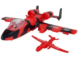 ZESTAW POJAZDÓW STRAŻ POŻARNA SAMOLOT 48 CM WÓZ STRAŻACKI MOTOR NAMIOT AKCESORIA