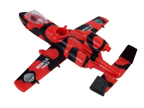 ZESTAW POJAZDÓW STRAŻ POŻARNA SAMOLOT 48 CM WÓZ STRAŻACKI MOTOR NAMIOT AKCESORIA