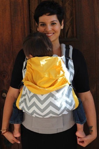 Gray Zig Zag - Nosidełko Ergonomiczne TODDLER 11-22kg