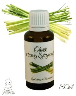 Olejek eteryczny z TRAWY cytrynowej (lemongrasowy) 100%, 100ml
