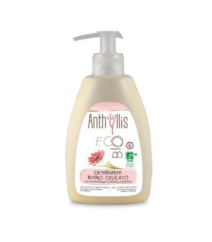Ekologiczny płyn do higieny intymnej z wyciągiem z borówki i nagietka, CERTYFIKOWANY, Anthyllis, Pierpaoli, 300 ml