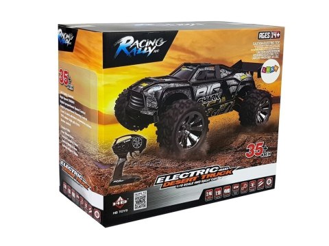 AUTO OFF-ROAD ZDALNIE STEROWANE BRĄZOWO- ŻÓŁTY 2.4G 1:18 35 KM/H KONTROLA PRĘDKOŚCI