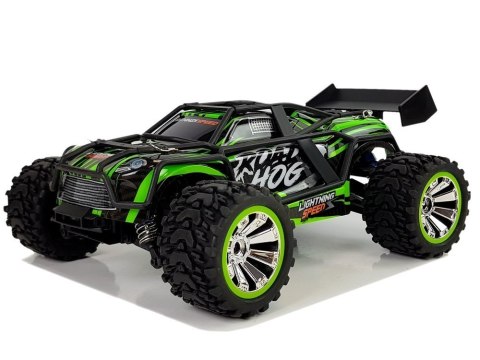 AUTO OFF-ROAD ZDALNIE STEROWANE ZIELONE 2.4G 1:18 35 KM/H KONTROLA PRĘDKOŚCI