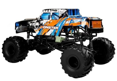 AUTO TERENOWE ZDALNIE STEROWANE 2.4G 4x4 POMARAŃCZOWE 57CM