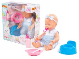 BOBAS ZE SMOCZKIEM 4 ELEMENTY NOCNIK BUTELKA MISKA 35 CM 78384