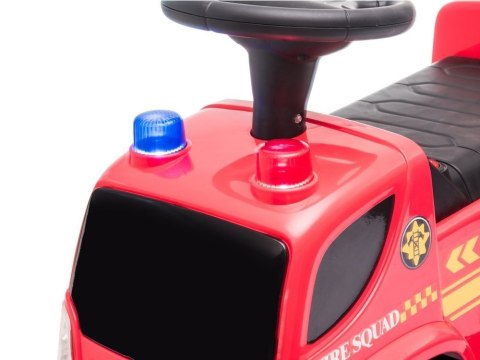 POJAZD JEŹDZIK STRAŻ POŻARNA DRABINA BAŃKI MYDLANE DŹWIĘKI NA AKUMULATOR