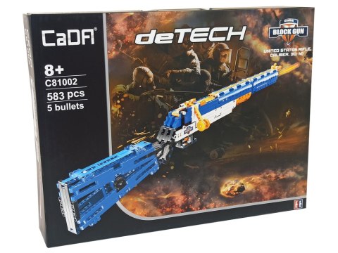 STRZELBA KARABIN M1 Z KLOCKÓW 583 ELEMENTÓW CADA 85 CM