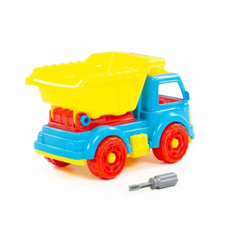 WYWROTKA TRANSPORT KLOCKI DO ROZKRĘCANIA DIY 27 ELEMENTÓW 84811