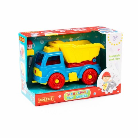 WYWROTKA TRANSPORT KLOCKI DO ROZKRĘCANIA DIY 27 ELEMENTÓW 84811