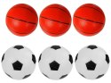 ZESTAW GIER SPORTOWYCH 2 W1 KOSZYKÓWKA PIŁKA NOŻNA TRZY PIŁKI CELNOŚĆ