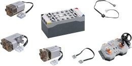 ZESTAW NAPĘDOWY DO KLOCKÓW DO ZDALNEGO STEROWANIA R/C PILOT 2,4 G SILNIK POWER UP CADA