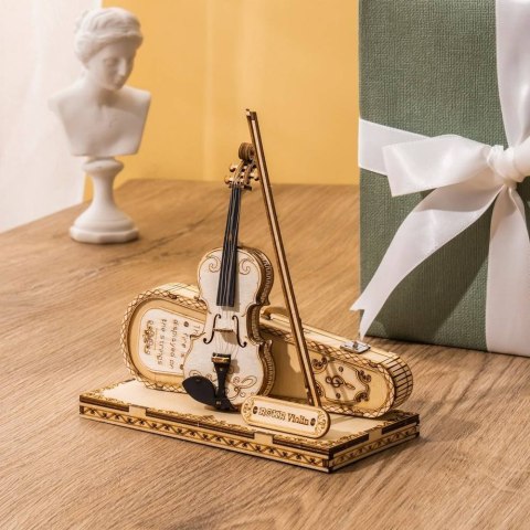 ROBOTIME Drewniane Puzzle 3D - Skrzypce TG604K
