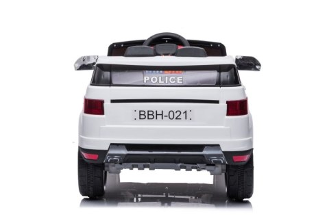 AUTO NA AKUMULATOR BBH-021 POLICYJNE BIAŁE