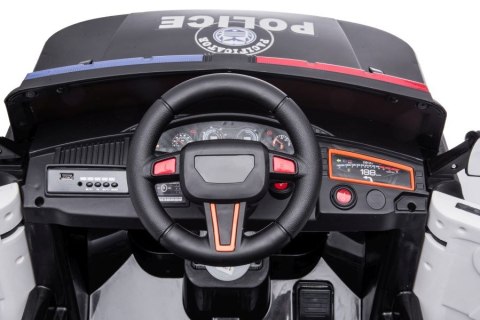 AUTO NA AKUMULATOR BBH-021 POLICYJNE BIAŁE