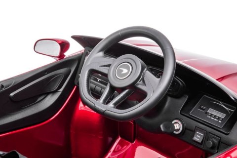AUTO NA AKUMULATOR MCLAREN GT 12V CZERWONY LAKIEROWANY