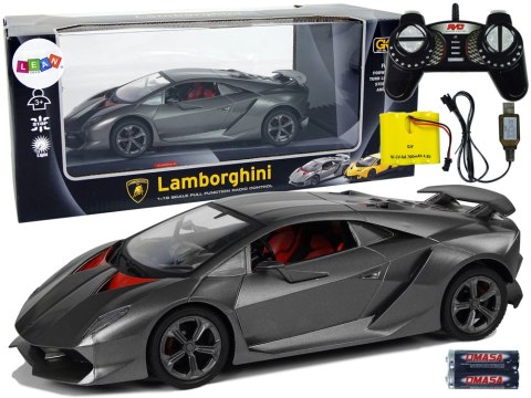 AUTO SPORTOWE R/C 1:18 LAMBORGHINI SESTO ELEMENTO 2.4 G ŚWIATŁA