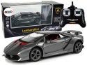 AUTO SPORTOWE R/C 1:24 LAMBORGHINI SREBRNE 2.4 G ŚWIATŁA