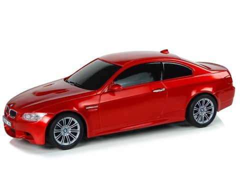 AUTO ZDALNIE STEROWANE BMW M3 CZERWONY 2,4 G PILOT KIEROWNICA 1:18 DŹWIĘK ŚWIATŁA