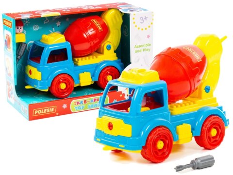 BETONIARKA TRANSPORT KLOCKI DO ROZKRĘCANIA DIY 29 ELEMENTÓW 84804