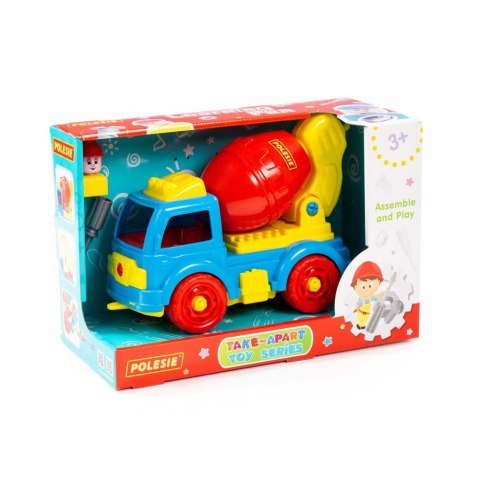 BETONIARKA TRANSPORT KLOCKI DO ROZKRĘCANIA DIY 29 ELEMENTÓW 84804