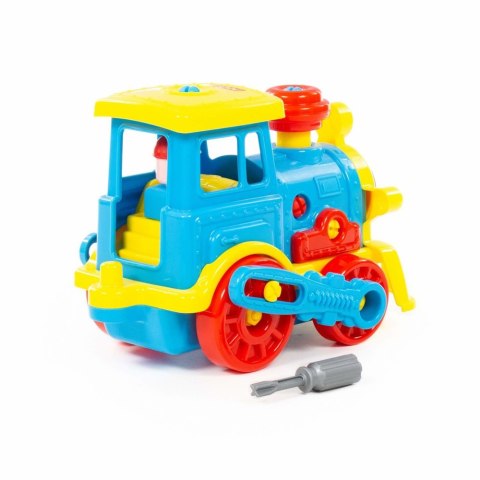 LOKOMOTYWA KLOCKI DO ROZKRĘCANIA DIY 48 ELEMENTÓW 84842