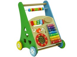 PCHACZ DREWNIANY SORTER KOLOROWY FIGURY GEOMETRYCZNE CYMBAŁKI KORALIKI