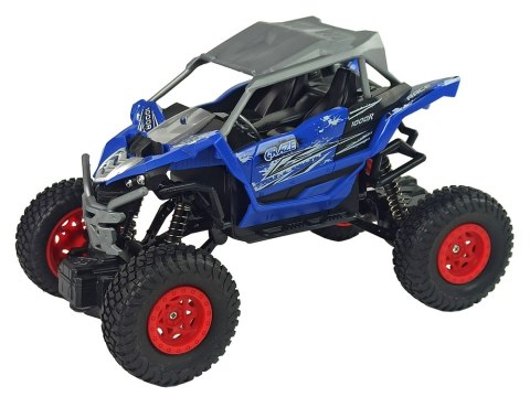 TERENOWE AUTO OFF- ROAD ZDALNIE STEROWANE 2,4 GHZ 1:16 NIEBIESKIE