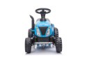 TRAKTOR NA AKUMULATOR Z PRZYCZEPĄ A009 NIEBIESKI
