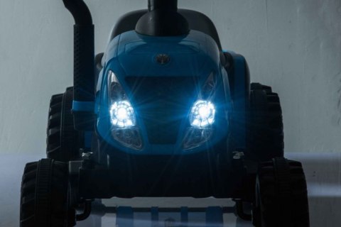 TRAKTOR NA AKUMULATOR Z PRZYCZEPĄ A009 NIEBIESKI