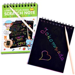 Notes Tęczowa zdrapywanka z rysikiem ZA3913