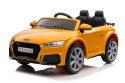 Pojazd Na Akumulator Audi TTRS Żółte