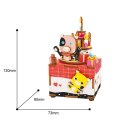ROBOTIME Drewniane Puzzle Pozytywka - Tort Urodzinowy