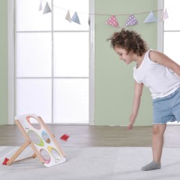 VIGA Drewniana Gra Zręcznościowa Rzut do Celu Ogród Montessori Edukacyjna FSC
