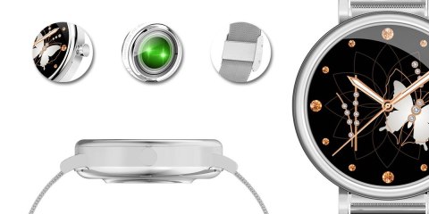 Zegarek Damski RUBICON SMARTWATCH RNBE64-2 SILVER