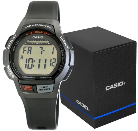 Zegarek Casio WS-1000H-1AVEF 10 Bar Do pływania Unisex