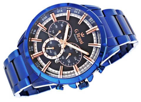 Zegarek Męski G.Rossi Dual Time E13605B-6F3