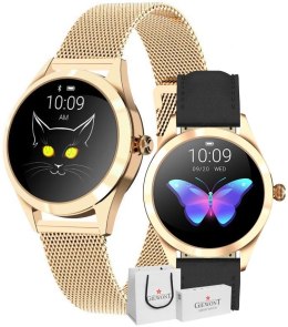 Smartwatch Damski Giewont Gold/Black + Pasek GW300-1