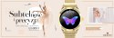 Smartwatch Damski Giewont Gold/Black + Pasek GW300-1