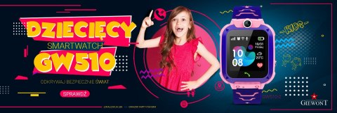 Smartwatch Dziecięcy Giewont SIM SOS GW510-1 PINK